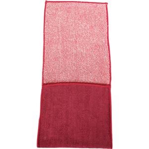 （まとめ）国産ポケット付きハンカチ レッド 1枚 【×50セット】