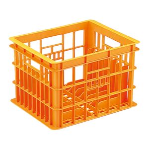 (業務用10個セット) 三甲(サンコー) クールキャリア(保冷用コンテナボックス) 3型 PP製 オレンジ  商品写真