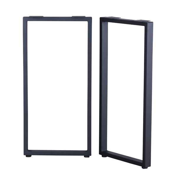 【脚のみ】 カウンターテーブル用 テーブル脚CN型2本セット ブラック【代引不可】