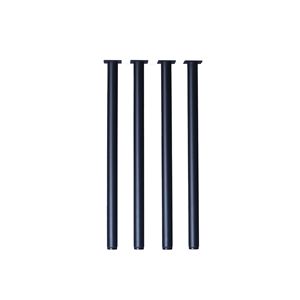 【脚のみ】 カウンターテーブル用 テーブル丸脚4本セット ブラック