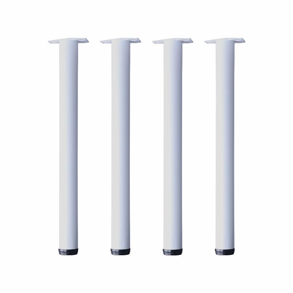 【脚のみ】 ダイニングテーブル用 テーブル業務用脚4本セット ホワイト【代引不可】