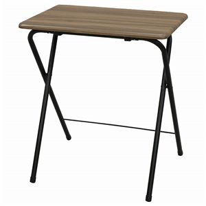 折畳テーブル Lサイズ ブラウン×ブラック