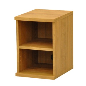 カラーボックス(収納棚/カスタマイズ家具) 2段 幅30×高さ43.5cm セレクト5030BR ブラウン【代引不可】