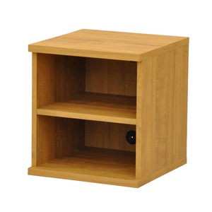 カラーボックス(収納棚/カスタマイズ家具) 2段 幅40×高さ43.5cm セレクト5040BR ブラウン【代引不可】