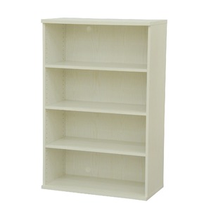 カラーボックス（収納棚/カスタマイズ家具） 4段 幅78.9×高さ120.3cm セレクト1280WH ホワイト