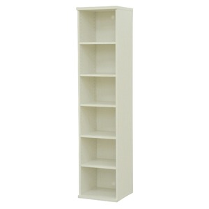 カラーボックス（収納棚/カスタマイズ家具） 6段 幅40×高さ177.9cm セレクト1840WH ホワイト【代引不可】