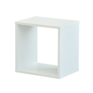 リビング収納 幅40cm×奥行30cm×高さ40cm 4040 オークホワイト 組立品 オープンラックシステム マルチ収納棚 テレビ台 本棚