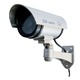 赤外線型ダミーカメラ 【屋内/屋外可】 CCTVステッカー付き CA-11 〔防犯/万引き・不正行為の威嚇〕 - 縮小画像1