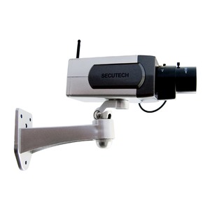 ワイヤレス型ダミーカメラ 【屋内・軒下用】 CCTVステッカー付き WI-1400A 〔防犯/万引き・不正行為の威嚇〕 商品写真5