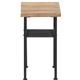 サイドテーブル(ミニテーブル/コーヒーテーブル) JOKER 幅30cm 木製/杉古材×スチール 収納棚付き 木目調 - 縮小画像2