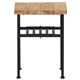 サイドテーブル(ミニテーブル/コーヒーテーブル) JOKER 幅30cm 木製/杉古材×スチール 収納棚付き 木目調 - 縮小画像3