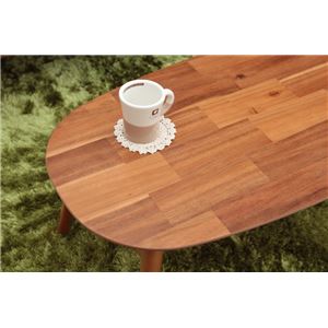 折りたたみテーブル(ローテーブル/コーヒーテーブル) ブリッキー 木製 幅90cm 【完成品】 商品写真4