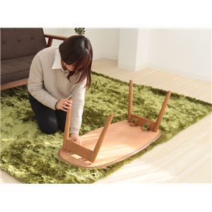 折りたたみテーブル(ローテーブル/コーヒーテーブル) ブリッキー 木製 幅90cm 【完成品】 商品写真5