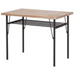 ダイニングテーブル(リビングテーブル) JOKER 幅90cm 木製/杉古材×スチール 木目調