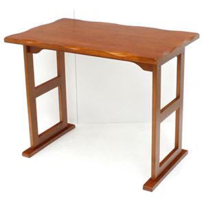 高座椅子用テーブル(机) 木製 幅80cm×奥行50cm×高さ63.5cm ライトブラウン 商品写真1