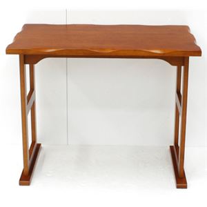 高座椅子用テーブル(机) 木製 幅80cm×奥行50cm×高さ63.5cm ライトブラウン 商品写真2