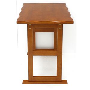 高座椅子用テーブル(机) 木製 幅80cm×奥行50cm×高さ63.5cm ライトブラウン 商品写真3