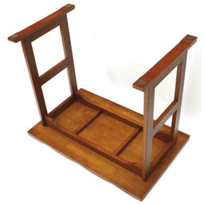 高座椅子用テーブル(机) 木製 幅80cm×奥行50cm×高さ63.5cm ライトブラウン 商品写真5