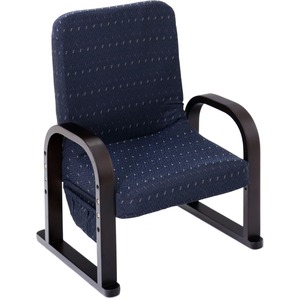漣-さざなみ-　リクライニング式TV座椅子 ブルー 商品写真1
