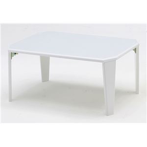 折りたたみテーブル(鏡面仕上げ) 20-151WH(ホワイト) 商品写真
