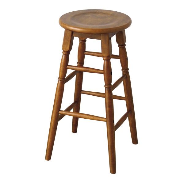 スツール hommage High Stool ブラウン 【組立品】【代引不可】