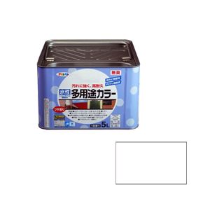 アサヒペン AP 水性多用途カラー 5L 白 商品写真
