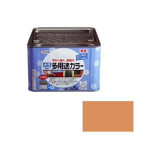 アサヒペン AP 水性多用途カラー 5L ラフィネオレンジ 商品写真