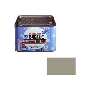 アサヒペン AP 水性多用途カラー 5L ライトグレー 商品写真