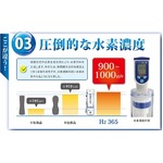 ポータブル高濃度水素水生成器H2 365 シルバー border=