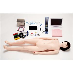 フィジカルアセスメントドール/看護実習モデル人形 【ともこPlus】 専用タブレット付き M-103-0 商品写真1