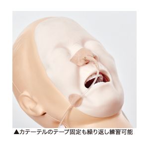 サカモト経管栄養トレーナーII(看護実習モデル人形) 頭部可動 M-190-0 商品写真5