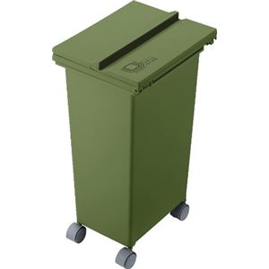 リス ゴミ箱 コンテナスタイル3 CS3-20SL グリーン (ふた付き キャスター付き 分別ダストボックス) 商品写真