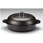 高木金属工業 ホーロー石焼きいも器 ブラック 24cm HA-IY24 （焼き芋器）