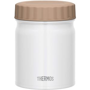 【THERMOS サーモス】 真空断熱スープジャー/フードコンテナー 【ホワイト WH】 400ml クリックオープン構造 丸洗いOK