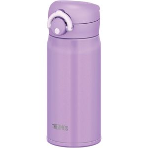 【THERMOS サーモス】 水筒/真空断熱ケータイマグボトル 【パープル PL】 350ml 軽量 ワンタッチ・オープン JNR-351