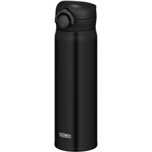 【THERMOS サーモス】 水筒/真空断熱ケータイマグボトル 【マットブラック MTBK】 500ml 軽量 ワンタッチ・オープン JNR-501