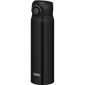 【THERMOS サーモス】 水筒/真空断熱ケータイマグボトル 【マットブラック MTBK】 600ml 軽量 ワンタッチ・オープン JNR-601