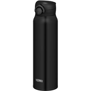 【THERMOS サーモス】 水筒/真空断熱ケータイマグボトル 【マットブラック MTBK】 750ml 軽量 ワンタッチ・オープン JNR-751