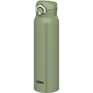 【THERMOS サーモス】 水筒/真空断熱ケータイマグボトル 【カーキ KKI】 750ml 軽量 ワンタッチ・オープン JNR-751