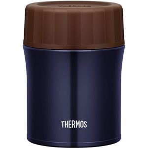 【THERMOS サーモス】 真空断熱スープジャー/フードコンテナー 【ネイビー NVY】 500ml 2ピース密閉構造 丸洗いOK