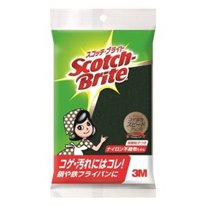 (まとめ) スコッチブライト ナイロンたわし 【研磨粒子つき】 キッチン用品 掃除用品 【×120個セット】