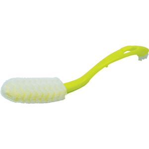 (まとめ) 靴洗いブラシ/シューズブラシ 【くつひも洗い付き】 極細ブラシ 洗濯用品 【×20個セット】