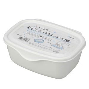 (まとめ) 除菌シートケース/ウェットシート詰め替えケース 【ホワイト】 幅18.1×奥行13.7×高さ7.5cm 【×120個セット】