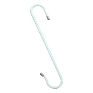 (まとめ) S字フック/洗濯物干し金具 【長さ(約)：30cm 2本入】 大型 小物掛け 積水 【×24個セット】