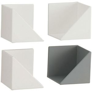 (まとめ) ラップ・ティッシュホルダー/キッチン用品 【ホワイト】 マグネット収納 簡単取り付け 『Belca』 【×20個セット】