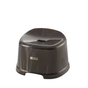 (まとめ) 大理石調 風呂椅子/バスチェア 【ブロンズ】 幅37.7cm 腰かけ DX 『バスカTR』 【×16個セット】