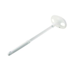 (まとめ) 湯かき棒/バス用品 【ホワイト】 抗菌効果 銀イオン配合 シンプルイズム 【×30個セット】