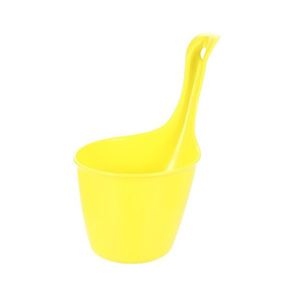 (まとめ) ハンドペール/手桶 【イエロー】 抗菌効果 フック穴つき 手おけEX 『ハユール』 【×30個セット】