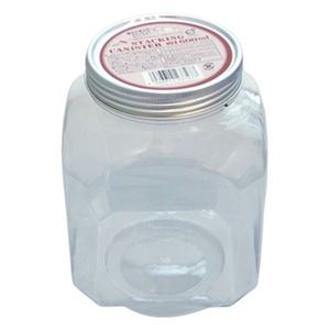 (まとめ) スタッキングキャニスター/保存容器 【約1600ml】 プラスチック製 キッチン用品 【×24個セット】