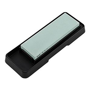 貝印 荒砥石/包丁研ぎ 【#400】 ステンレス・ハガネ兼用タイプ 研ぎ台セット キッチン用品